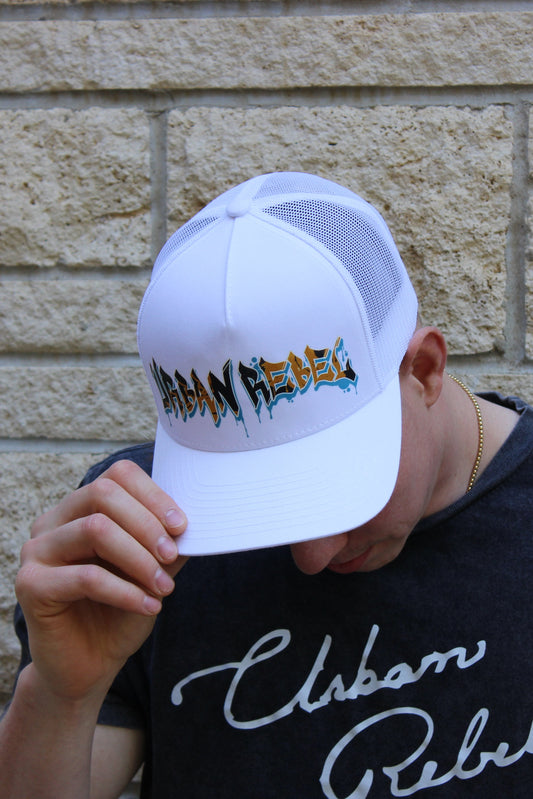 Tiger Graffiti Trucker Cap